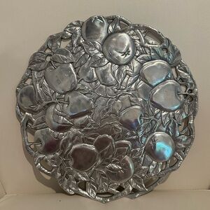 1991 Elegant Arthur Court 12inch Silver Fruit Platter